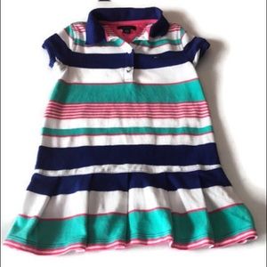 Tommy Hilfiger 3T Dress ruffles stripes